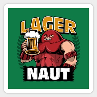 Cute Beer Lager Drinking Mutant Villain Meme Magnet